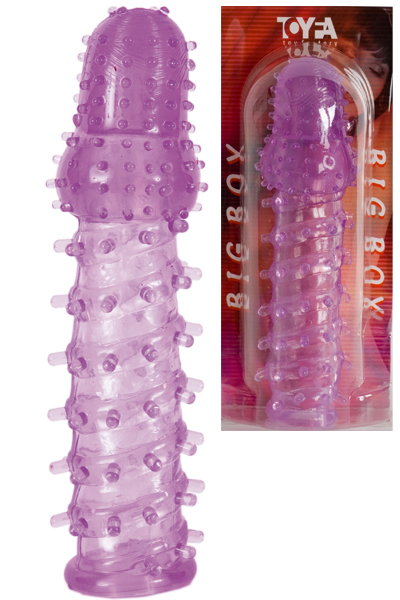 Насадка Toyfa, Фиолетовая, 8 см, Ø 2,5