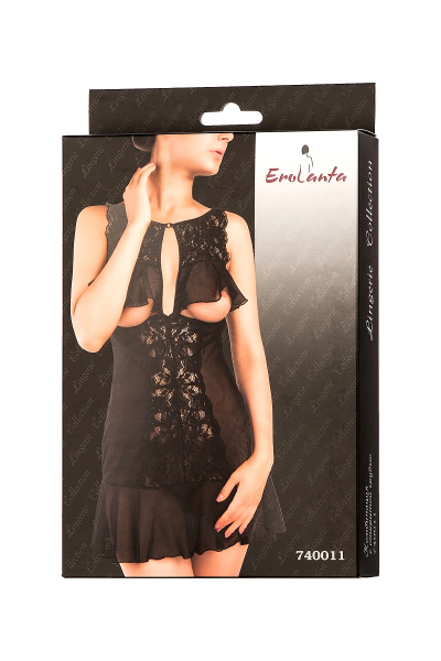 Комбинация Erolanta Lingerie Collection с открытой грудью  (50-52)