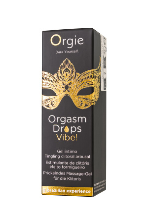 Интимный гель для клитора ORGIE Orgasm Drops Vibe!, 15 мл