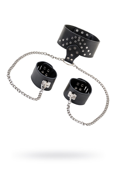 Ошейник с наручниками TOYFA Theatre