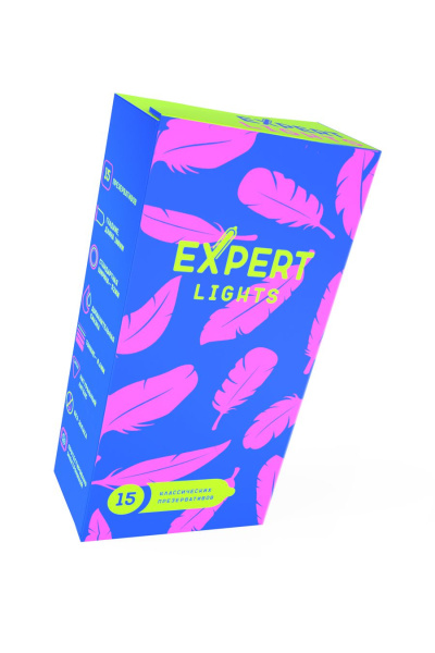 Презервативы EXPERT Lights, ультратонкие, 15 шт