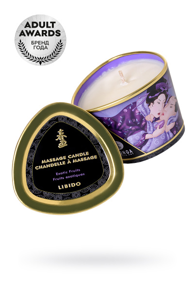 Массажная свеча Shunga, Экзотические фрукты, 170 мл