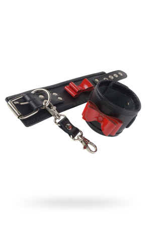 Наручники Sitabella, Черно-красные, 27 см
