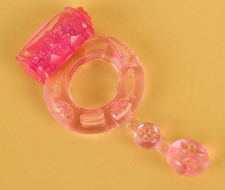 Виброкольцо, Розовое, Ø 2,5, 7,0 см