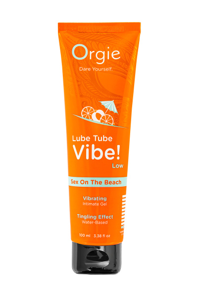 Интимный гель ORGIE Lube Tube Vibe!Low - Sex On The, водная основа, с вибрационным эффектом, 100 мл